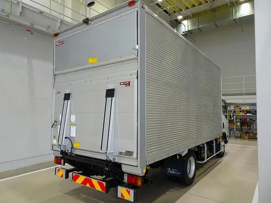 エルフ 3.95t 高床 ワイドロング アルミバン フルゲート付