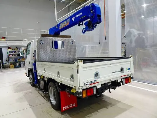 エルフ 2t  標準 タダノ3段クレーン付