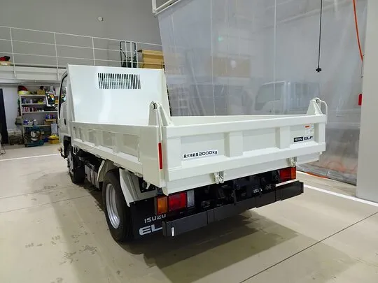 エルフ 2t 4WD FFL 強化ダンプ 未使用車