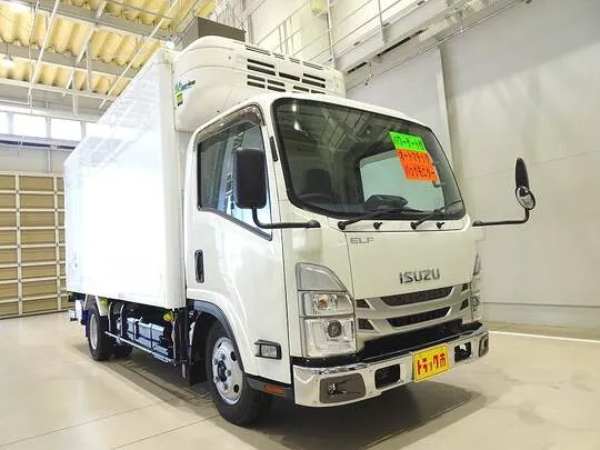 エルフ 2t 高床 標準ロング 低温冷凍車 スタンバイ/格納ゲート付