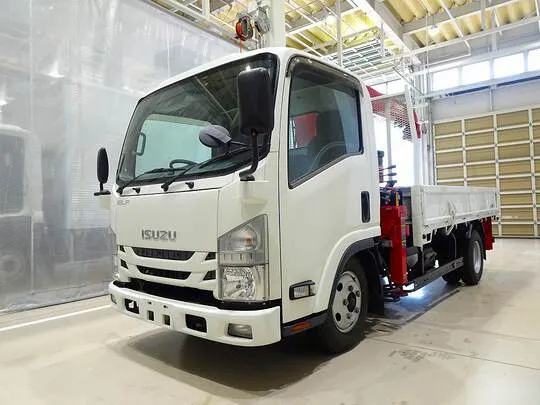 エルフ 2t 高床 標準ロング ユニック4段クレーン付