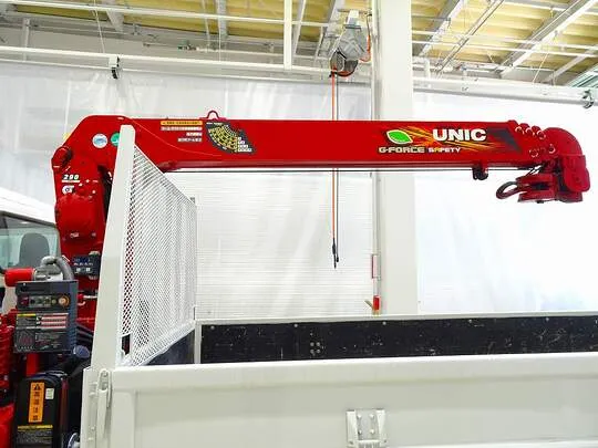 エルフ 2t 高床 標準ロング ユニック4段クレーン付