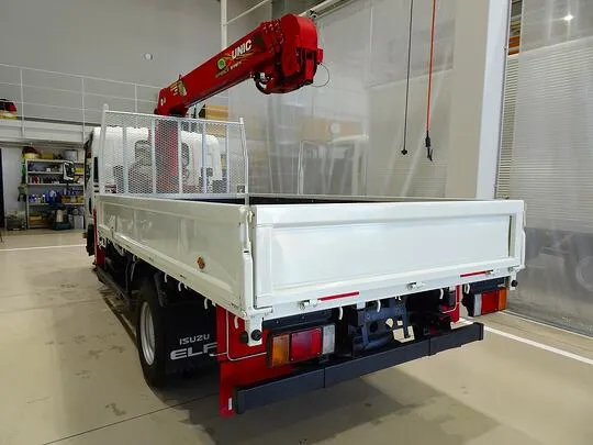 エルフ 2t 高床 標準ロング ユニック4段クレーン付