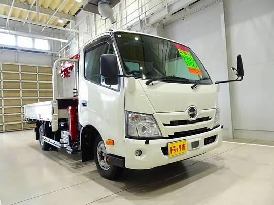 デュトロ 3t 4WD 高床 ワイドロング ユニック4段クレーン付 未使用車