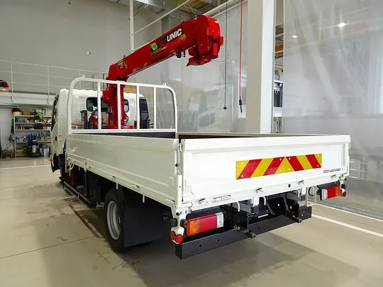 デュトロ 3t 4WD 高床 ワイドロング ユニック4段クレーン付 未使用車
