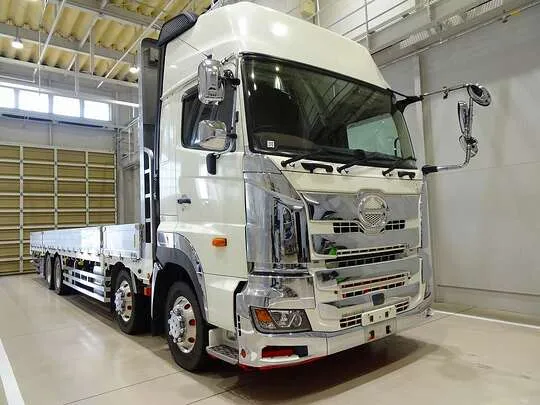 プロフィア 13.5t 4軸 アルミブロック 平ボデー 総輪エアサス 410ps