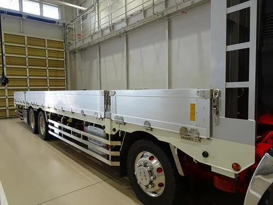 プロフィア 13.5t 4軸 アルミブロック 平ボデー 総輪エアサス 410ps