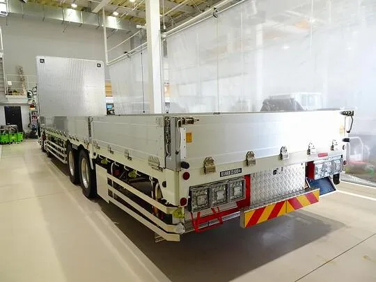 プロフィア 13.5t 4軸 アルミブロック 平ボデー 総輪エアサス 410ps