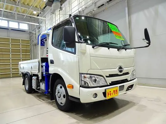 【年次点検済】デュトロ 3t FJL 標準 タダノ3段クレーン付