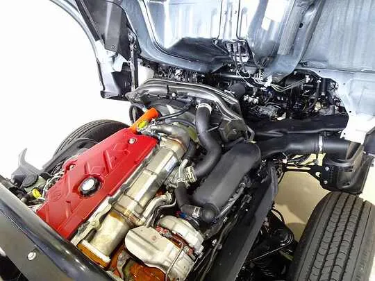 【年次点検済】デュトロ 3t FJL 標準 タダノ3段クレーン付