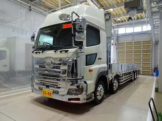 プロフィア 13.5t 4軸 アルミブロック 平ボデー 総輪エアサス 410ps