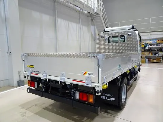 エルフ 2t 4WD FFL 標準セミロング アルミブロック 平ボデー