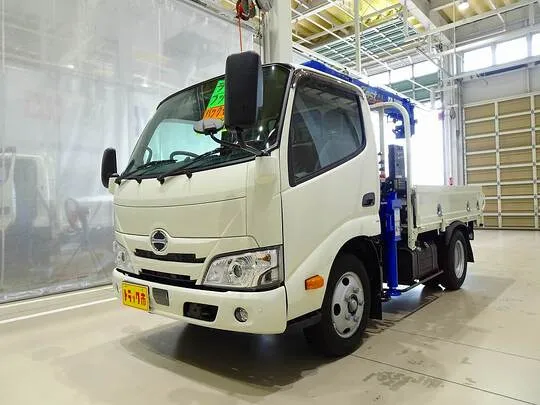 【年次点検済】デュトロ 3t FJL 標準 タダノ3段クレーン付