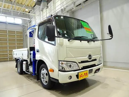 【年次点検済】デュトロ 3t FJL 標準 タダノ3段クレーン付