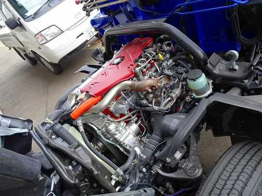 【年次点検済】デュトロ 3t FJL 標準 タダノ3段クレーン付