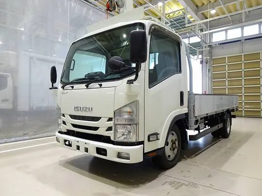 エルフ 2t FFL 標準ロング アルミブロック 平ボデー 総重量5t未満