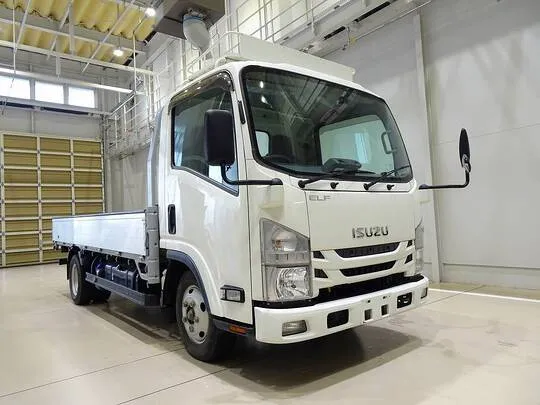 エルフ 2t FFL 標準ロング アルミブロック 平ボデー 総重量5t未満