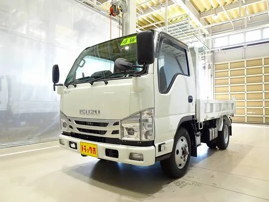 エルフ 2t 4WD FFL 強化ダンプ 未使用車